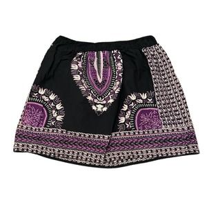 Cotton Mini Skirt with Vibrant Print Perfect for Festivals / Medium